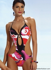 Color Splash Push Up Monokini Swimsuit Color Splash Push Up Monokini Swimsuit